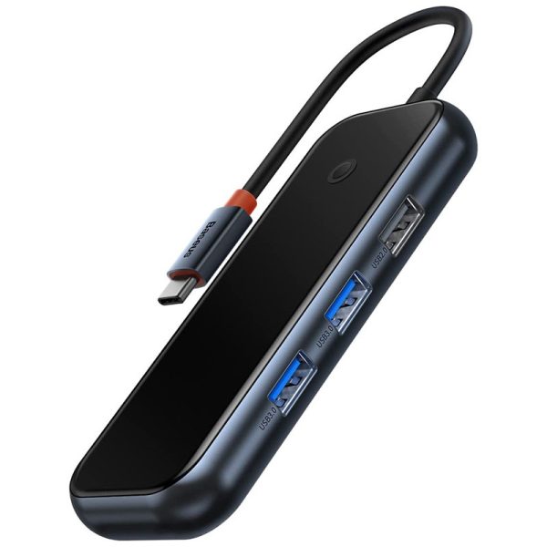 Перехідник Baseus Hub AcmeJoy 7-Port Type-C (HDMI*1+USB3.0*2+USB2.0*1+Type-C PD&Data*1+SD/TF) (WKJZ) - Зображення 2