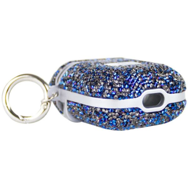 Чохол для навушників AirPods 1/2 Синій Bling World Rock Diamond - Зображення 5