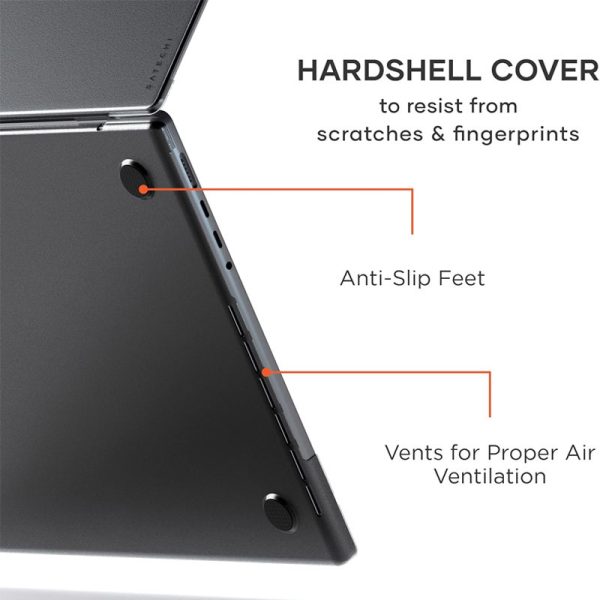Чохол для Apple MacBook Pro 16.2"" (A2485/A2780) Чорний -накладка Прозорий Shell - Зображення 2