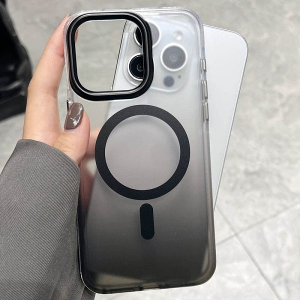 Чохол для iPhone 14 Pro Max Чорний TPU+PC Shadow with MagSafe - Зображення 3