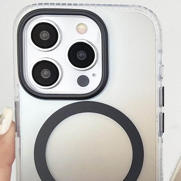 Чохол для iPhone 14 Pro Max Сірий TPU+PC Shadow with MagSafe - Зображення 2