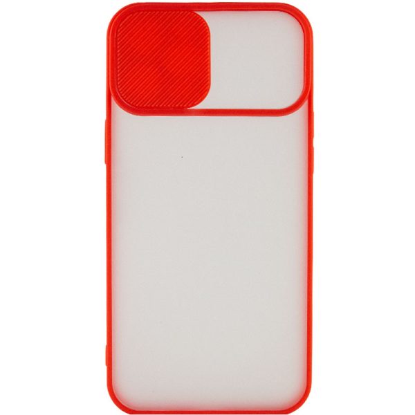 Чохол для iPhone 12 Pro Max Червоний Camshield mate TPU зі шторкою - Зображення 2