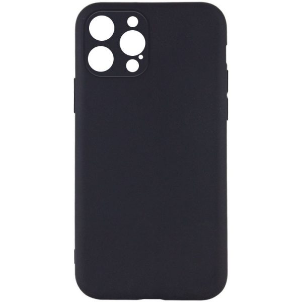 Чохол для iPhone 12 Pro Max Чорний TPU Epik Чорний Full Camera