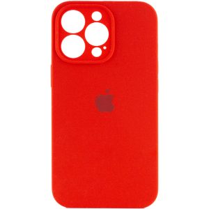 Чохол для iPhone 16 Pro Червоний Silicone Case Full Camera Protective