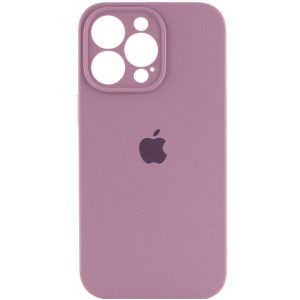 Чохол для iPhone 16 Pro Ліловий Silicone Case Full Camera Protective
