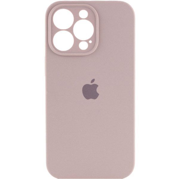 Чохол для iPhone 16 Pro Сірий Silicone Case Full Camera Protective