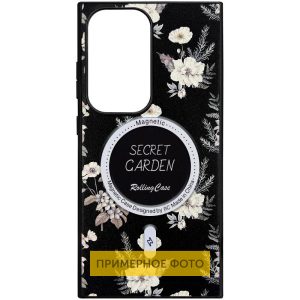 Чохол для Samsung Galaxy S25 Ultra Чорний Soft Secret Garden with MagFit