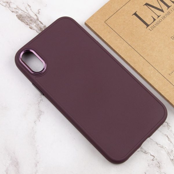 Чохол для iPhone XS Max Бордовий Bonbon Metal Style - Зображення 4