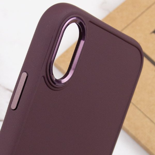 Чохол для iPhone XS Max Бордовий Bonbon Metal Style - Зображення 5