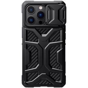 Чохол для iPhone 13 Pro Max Чорний Nillkin CamShield Adventurer (шторка на камеру)