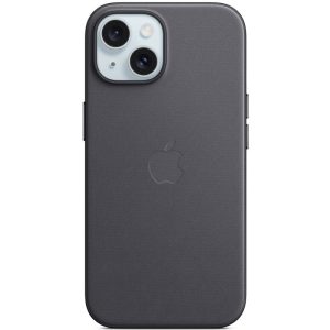 Чохол для iPhone 15 Plus Чорний FineWoven with MagSafe