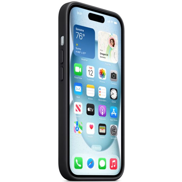 Чохол для iPhone 15 Plus Чорний FineWoven with MagSafe - Зображення 3