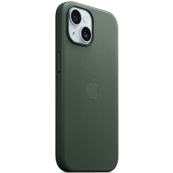 Чохол для iPhone 15 Plus Зелений FineWoven with MagSafe - Зображення 2