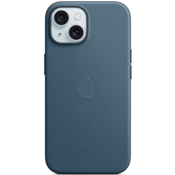 Чохол для iPhone 15 Plus Синій FineWoven with MagSafe