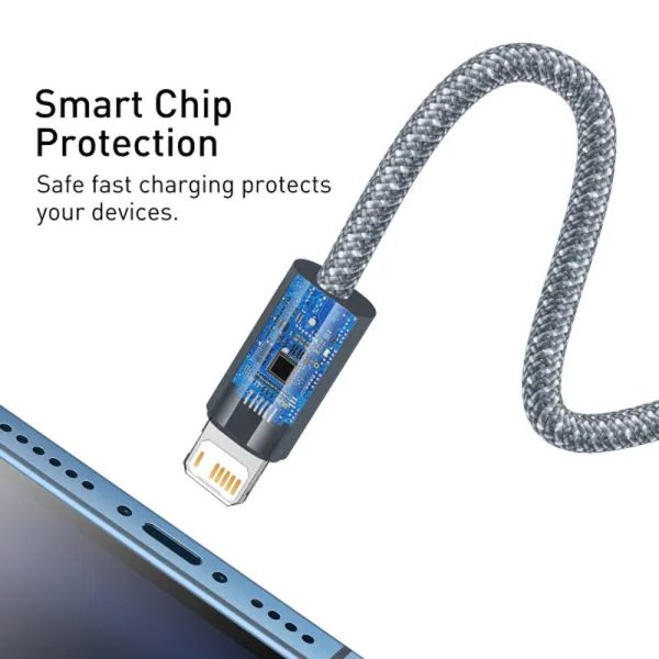 Дата кабель Baseus Dynamic Series USB to Lightning 2.4A (1m) (CALD000402) - Зображення 3
