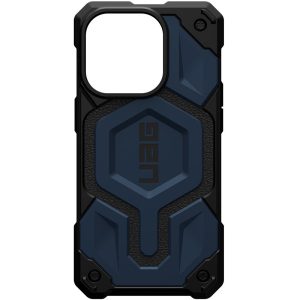 Ударостійкий чохол для Apple iPhone 15 Plus / 14 Plus Синій UAG Monarch Pro with MagSafe Leather