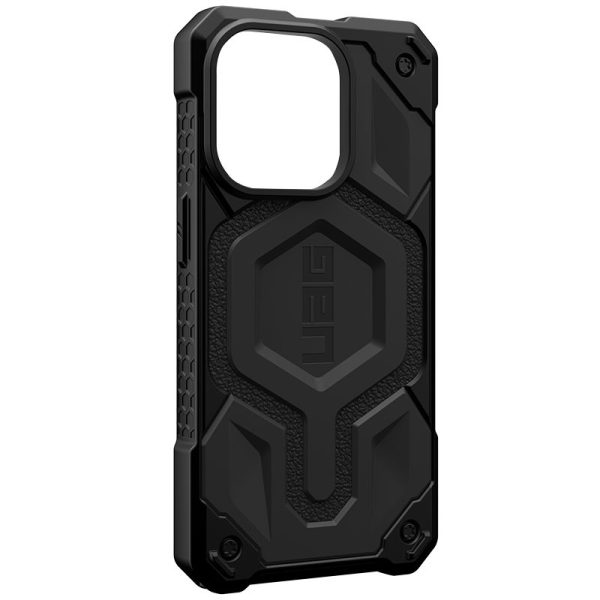 Ударостійкий чохол для Apple iPhone 15 Plus / 14 Plus Чорний UAG Monarch Pro with MagSafe Leather - Зображення 6