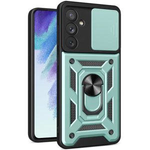 Ударостійкий чохол для Samsung Galaxy M55 Зелений Camshield Serge Ring
