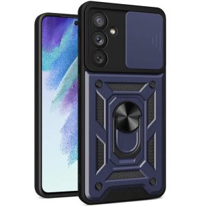 Ударостійкий чохол для Samsung Galaxy M55 Синій Camshield Serge Ring