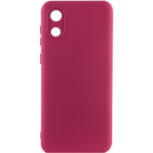 Чохол для Samsung Galaxy A03 Core Бордовий Silicone Cover Lakshmi Full Camera (A)