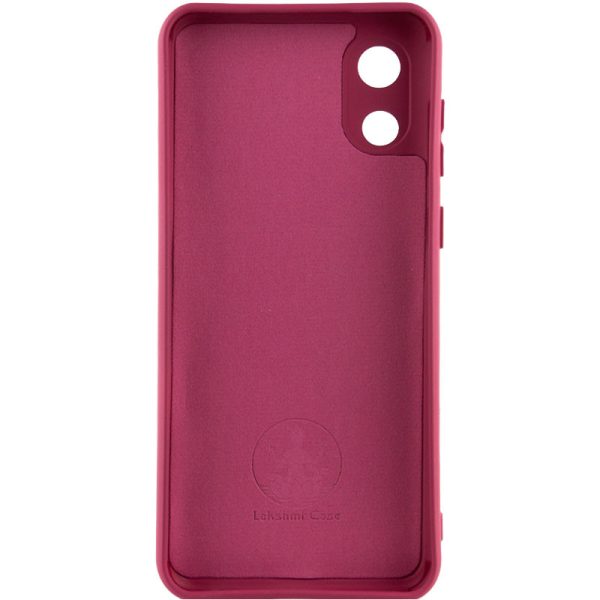 Чохол для Samsung Galaxy A03 Core Бордовий Silicone Cover Lakshmi Full Camera (A) - Зображення 2