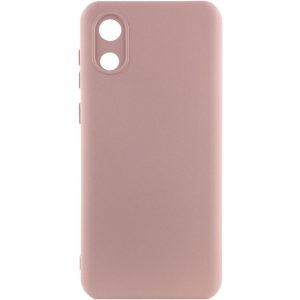 Чохол для Samsung Galaxy A03 Core Рожевий Silicone Cover Lakshmi Full Camera (A)