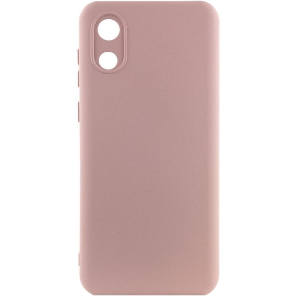 Чохол для Samsung Galaxy A03 Core Рожевий Silicone Cover Lakshmi Full Camera (A)