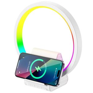 Бездротова зарядка WIWU Wi-W021 2 in 1 Wireless Charger+Bluetooth Speaker