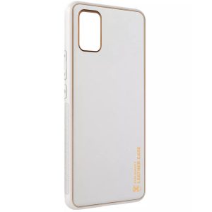 Шкіряний чохол для Samsung Galaxy A04s Білий Xshield