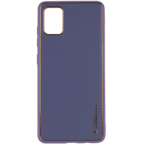 Шкіряний чохол для Samsung Galaxy A04s Сірий Xshield