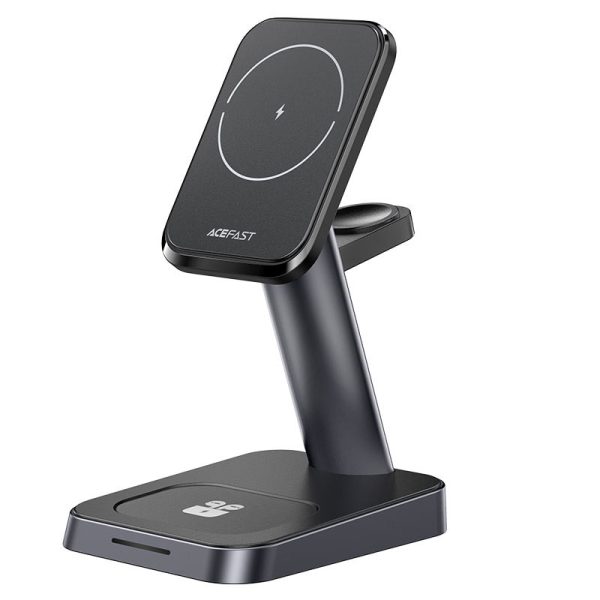 Бездротова зарядка Acefast E3 desktop 3-in-1 (with MagSafe)