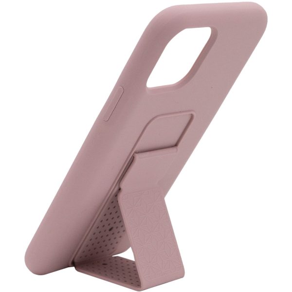 Чохол для iPhone 11 Pro Рожевий Silicone Case Hand Holder - Зображення 2