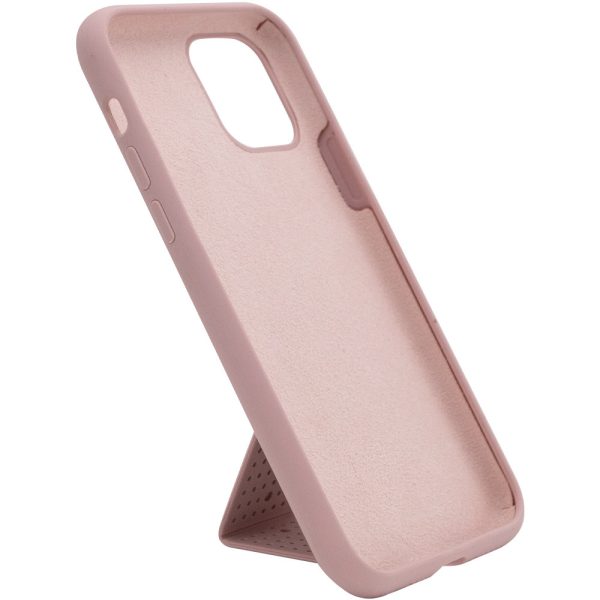 Чохол для iPhone 11 Pro Рожевий Silicone Case Hand Holder - Зображення 3