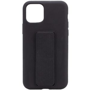 Чохол для iPhone 11 Pro Чорний Silicone Case Hand Holder