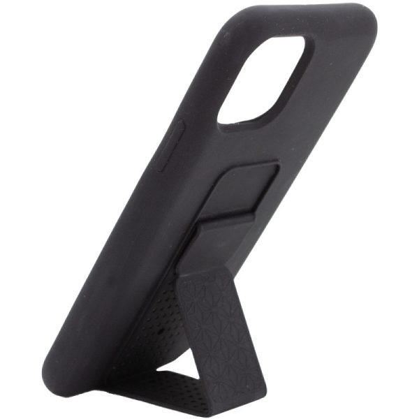 Чохол для iPhone 11 Pro Чорний Silicone Case Hand Holder - Зображення 2