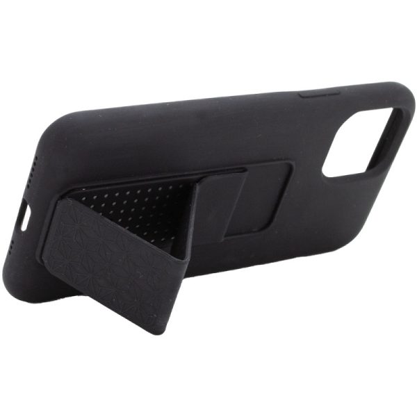 Чохол для iPhone 11 Pro Чорний Silicone Case Hand Holder - Зображення 4