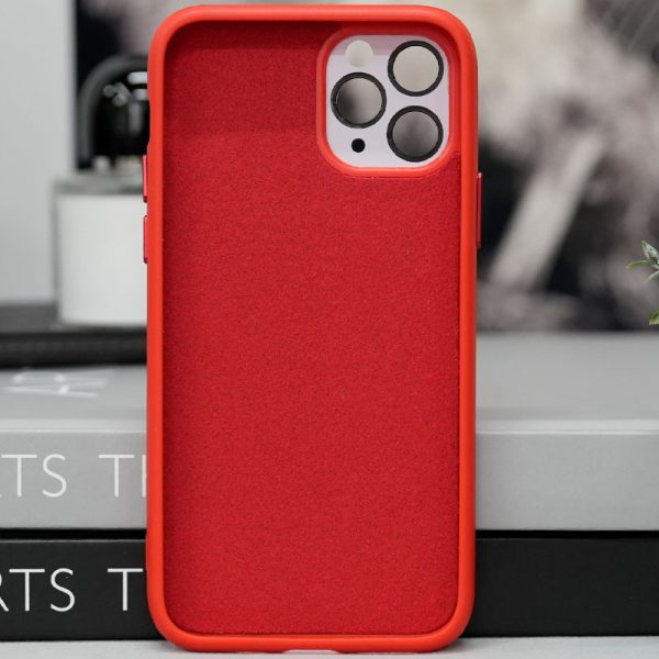 Чохол для iPhone 11 Pro Червоний TPU+Glass Sapphire Midnight with MagSafe - Зображення 3