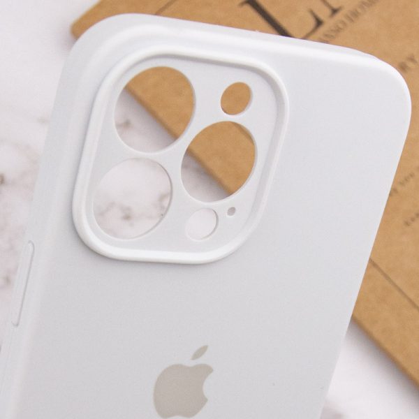 Чохол для iPhone 13 Pro Білий Silicone Case Full Camera Protective - Зображення 6