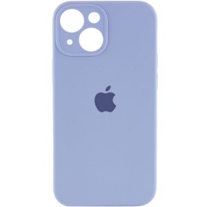 Чохол для iPhone 13 Блакитний Silicone Case Full Camera Protective