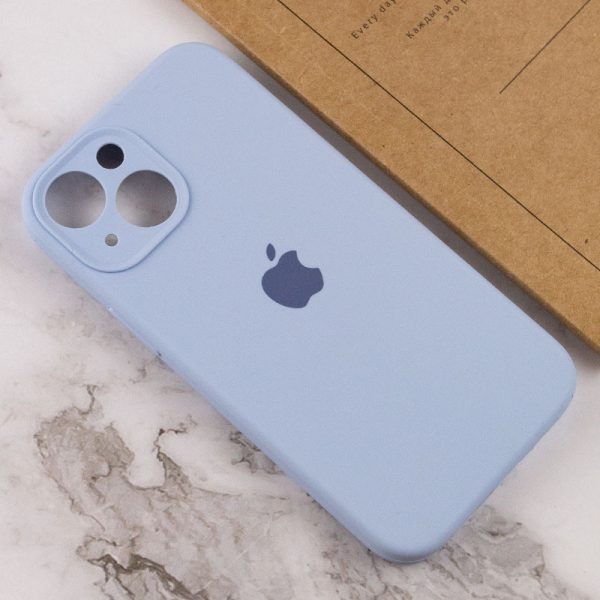 Чохол для iPhone 13 Блакитний Silicone Case Full Camera Protective - Зображення 4