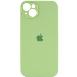 Чохол для iPhone 13 М'ятний Silicone Case Full Camera Protective