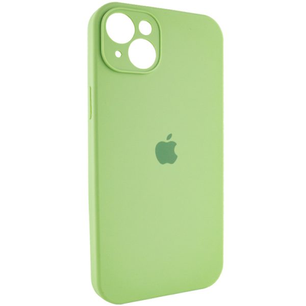 Чохол для iPhone 13 М'ятний Silicone Case Full Camera Protective - Зображення 2