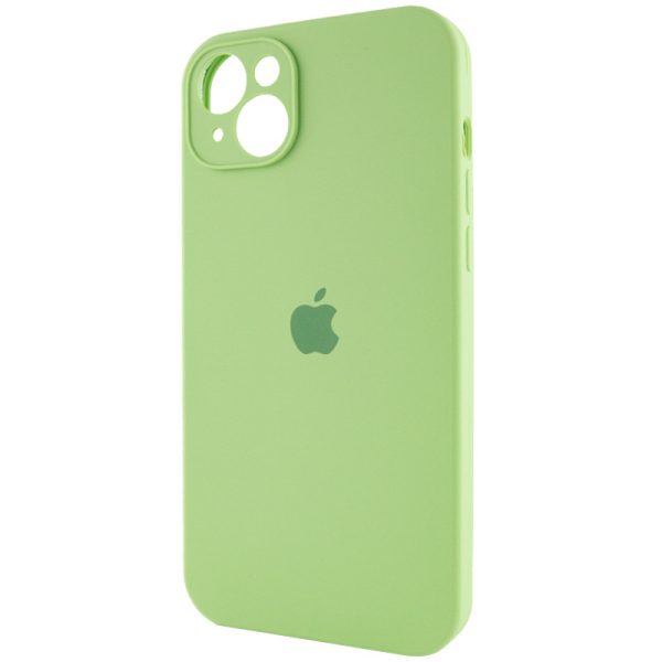 Чохол для iPhone 13 М'ятний Silicone Case Full Camera Protective - Зображення 3