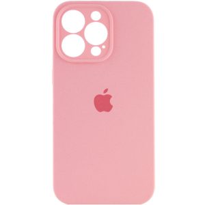 Чохол для iPhone 14 Pro Max Рожевий Silicone Case Full Camera Protective