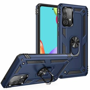 Ударостійкий чохол для Samsung Galaxy A72 4G / A72 5G Синій Serge Ring for Magnet