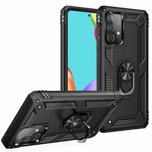 Ударостійкий чохол для Samsung Galaxy A72 4G / A72 5G Чорний Serge Ring for Magnet