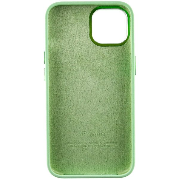 Чохол для iPhone 12 Pro Max Зелений Silicone Case Metal Buttons - Зображення 4