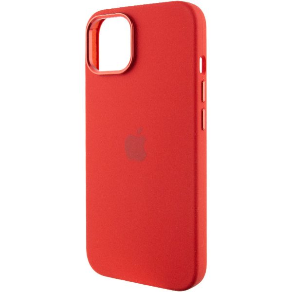 Чохол для iPhone 12 Pro Max Червоний Silicone Case Metal Buttons - Зображення 3