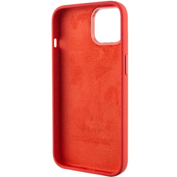 Чохол для iPhone 12 Pro Max Червоний Silicone Case Metal Buttons - Зображення 5