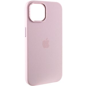 Чохол для iPhone 12 Pro Max Рожевий Silicone Case Metal Buttons